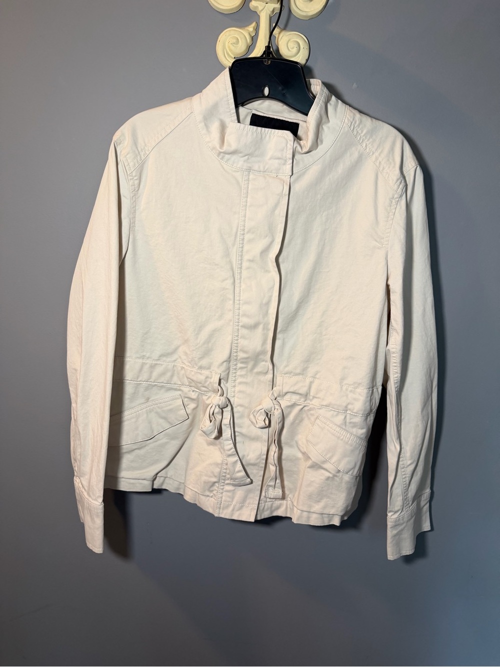 Banana Republic Cream Utility Drawstring Jacket